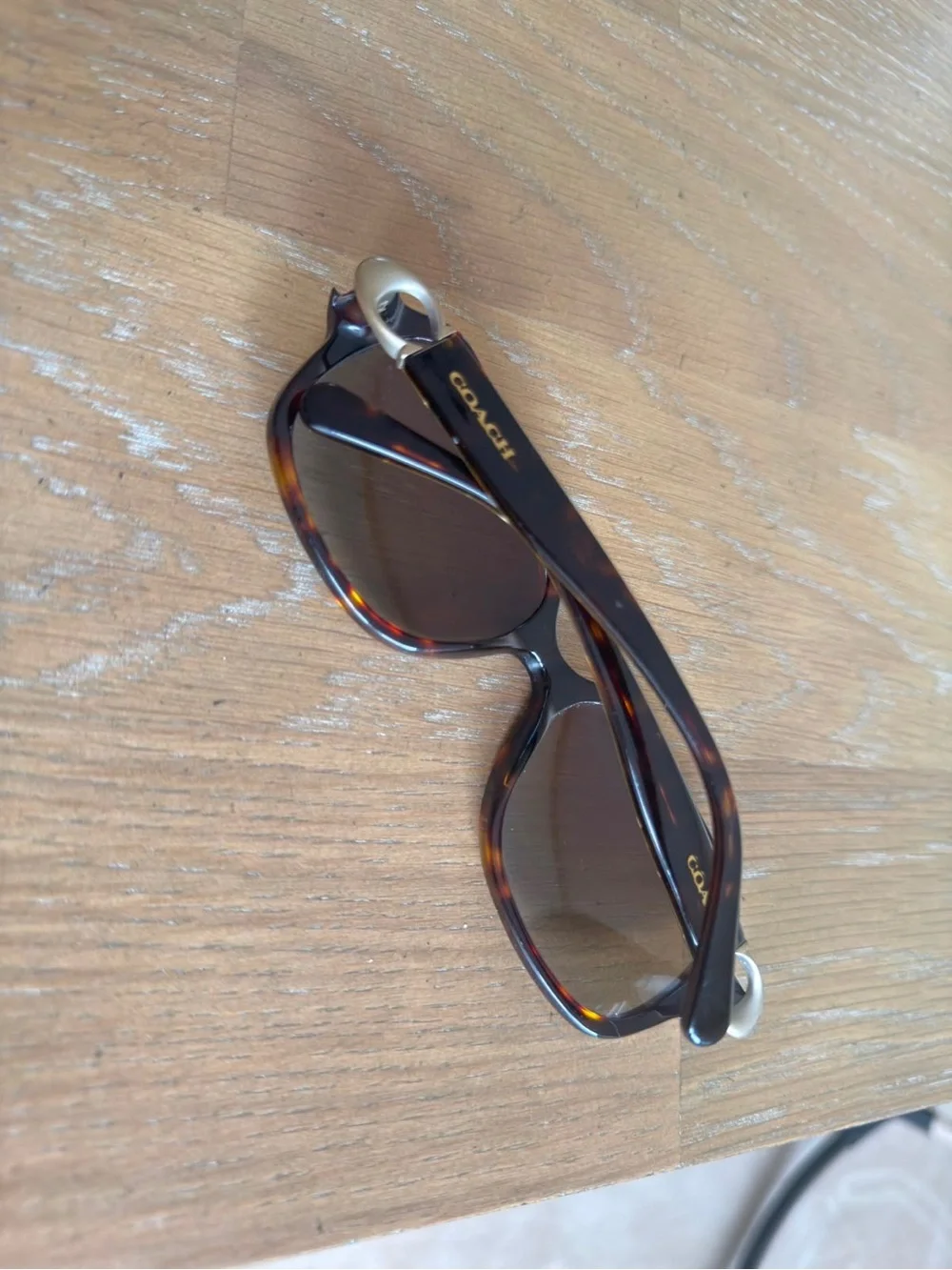 Coach Tortoiseshell Sunglasses with Brown Lenses